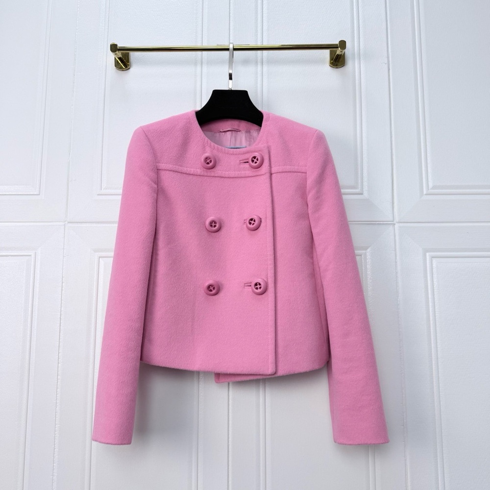 🚩steal Authentic Prada Pink Women's Blazer